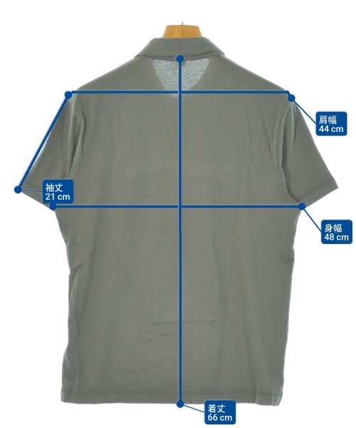 JAMES PERSE（ジェームスパース）ポロシャツ カーキ サイズ:0(S位) メンズ/2200679187110