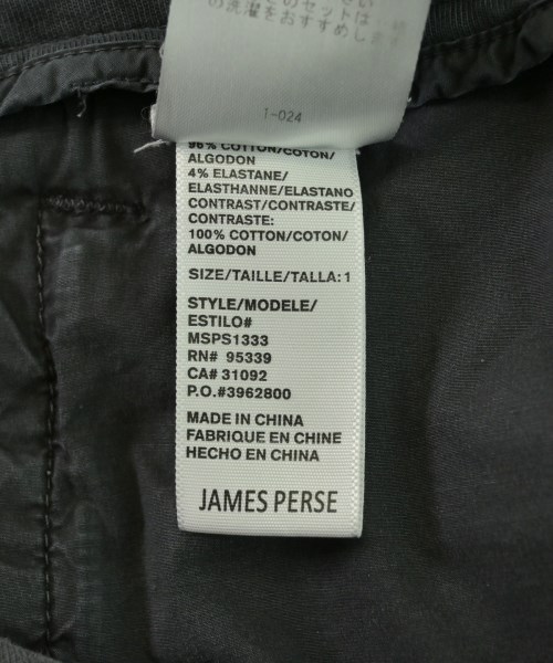 JAMES PERSE（ジェームスパース）その他 グレー サイズ:1(M位) メンズ/2200702131035
