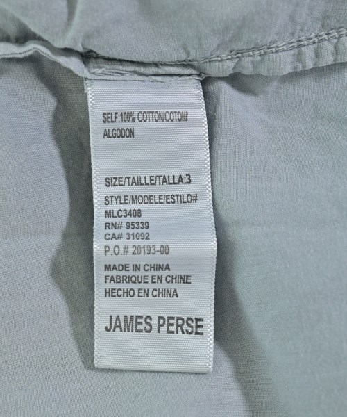 JAMES PERSE（ジェームスパース）カジュアルシャツ 青 サイズ:3(XL位) メンズ/2200709122036