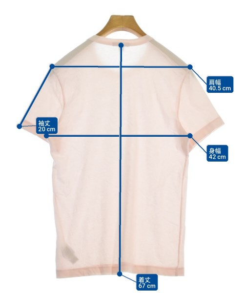 JAMES PERSE（ジェームスパース）Tシャツ・カットソー ピンク サイズ:00(XXS位) メンズ/2200713214017