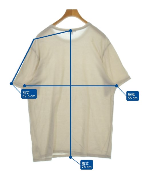 JAMES PERSE（ジェームスパース）Tシャツ・カットソー ベージュ サイズ:4(XXL位) メンズ/2200714280165