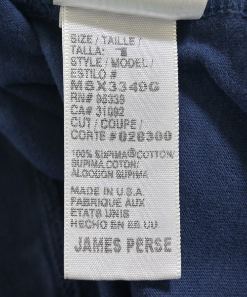 JAMES PERSE（ジェームスパース）Tシャツ・カットソー 紺 サイズ:1(M位) メンズ/2200715208045