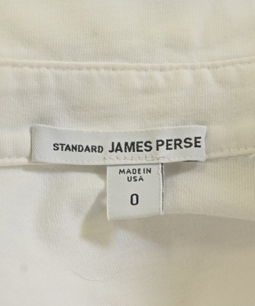 JAMES PERSE（ジェームスパース）ポロシャツ 白 サイズ:0(S位) メンズ/2200715208069