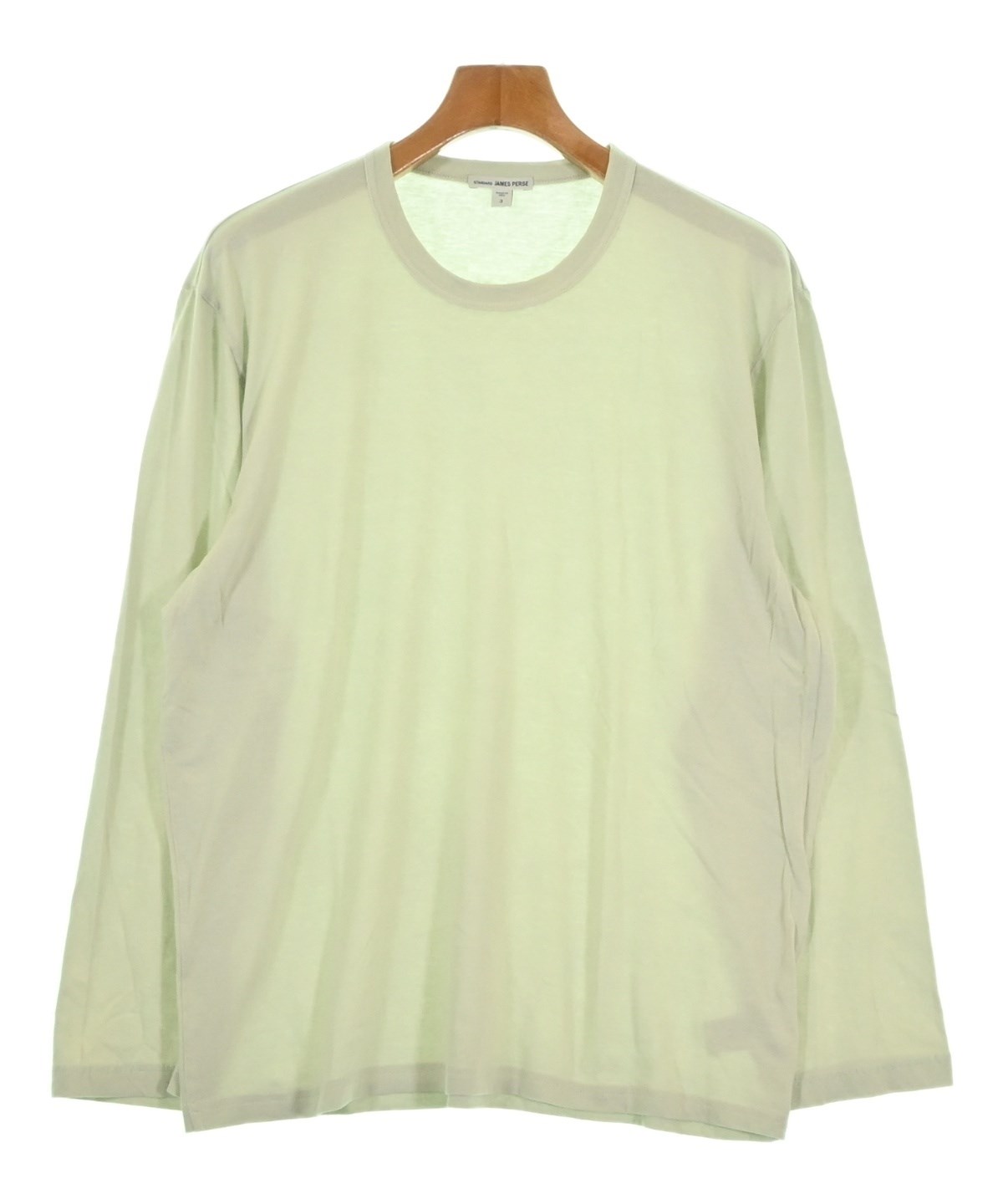 JAMES PERSE オリーブグリーン 長袖シャツ JAMES PERSE（ジェームスパース）Tシャツ・カットソー 緑 サイズ:3(XL