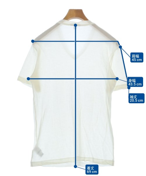 JAMES PERSE（ジェームスパース）Tシャツ・カットソー 白 サイズ:0(S位) メンズ/2200706726121