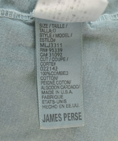 JAMES PERSE（ジェームスパース）Tシャツ・カットソー 青 サイズ:0(S位) メンズ/2200667161054