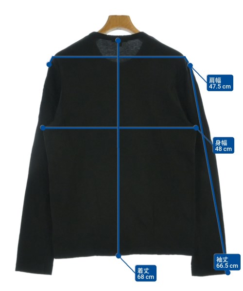 JAMES PERSE（ジェームスパース）Tシャツ・カットソー 黒 サイズ:1(M位) メンズ/2200665524042