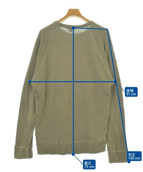 JAMES PERSE（ジェームスパース）Tシャツ・カットソー 茶 サイズ:2(L位) メンズ/2200721724010