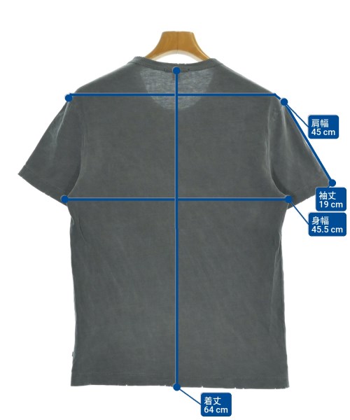 JAMES PERSE（ジェームスパース）Tシャツ・カットソー グレー サイズ:0(S位) メンズ/2200691692357