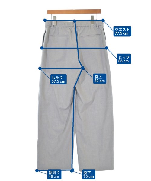 PLST（プラステ）スラックス グレー サイズ:M メンズ/2200618655069