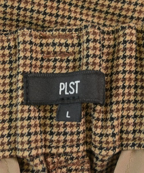 PLST（プラステ）スラックス ベージュ サイズ:L メンズ/2200668746120