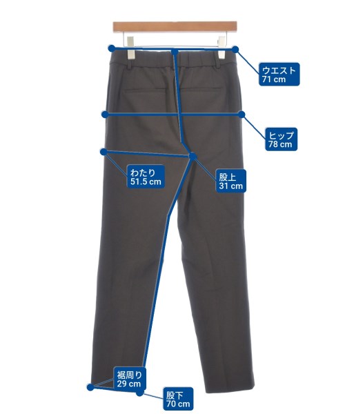 PLST（プラステ）スラックス 茶 サイズ:L メンズ/2200668746144