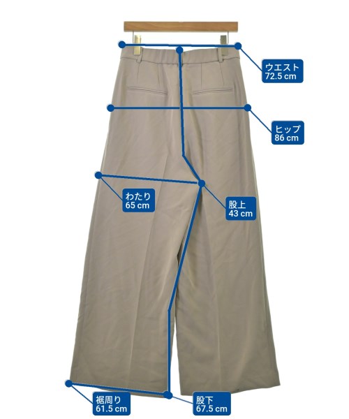 PLST（プラステ）スラックス ベージュ サイズ:XL メンズ/2200693559177