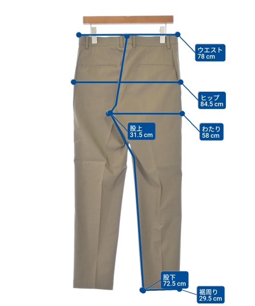 PLST（プラステ）スラックス カーキ サイズ:M メンズ/2200653677033