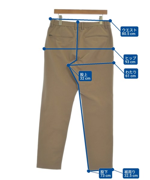 PLST（プラステ）スラックス ベージュ サイズ:L メンズ/2200670005024