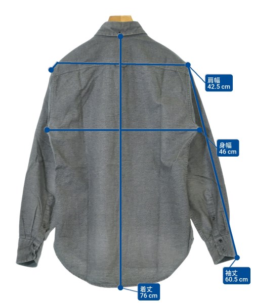 rag & bone（ラグアンドボーン）カジュアルシャツ グレー サイズ:XS メンズ/2200642253149
