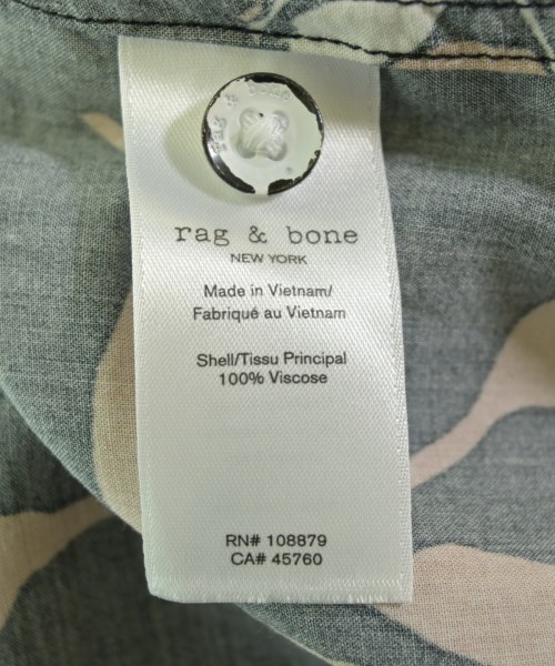 rag & bone（ラグアンドボーン）カジュアルシャツ 黒 サイズ:XS メンズ/2200689785115