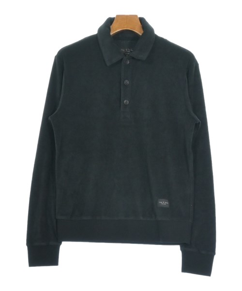 rag & bone(ラグアンドボーン)ポロシャツ 黒 サイズ:XS/2200654059128