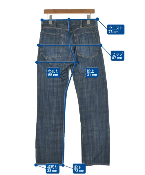 rag & bone（ラグアンドボーン）デニムパンツ 青 サイズ:32(L位) メンズ/2200683731026