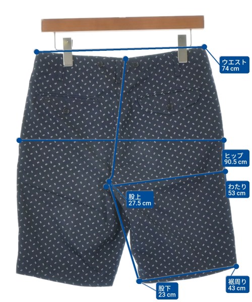 rag & bone（ラグアンドボーン）ショートパンツ 紺 サイズ:28(S位) メンズ/2200687964055