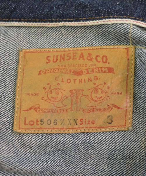 SUNSEA（サンシー）デニムジャケット 紺 サイズ:3(L位) メンズ/2200635349019