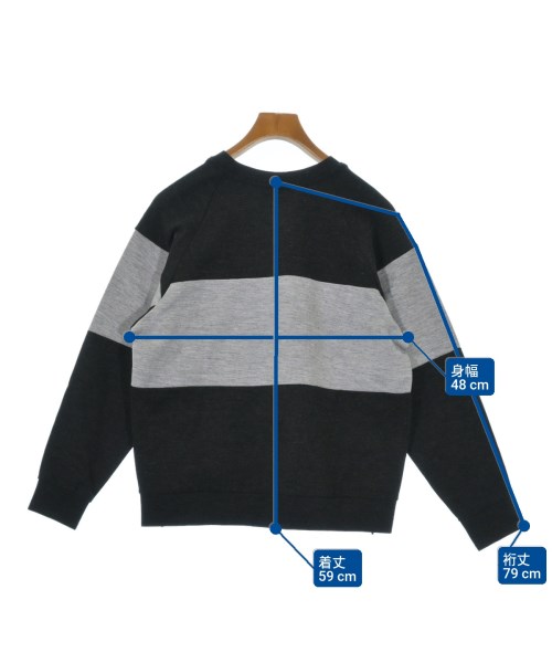 SUNSEA（サンシー）スウェット 黒 サイズ:2(M位) メンズ/2200627521119