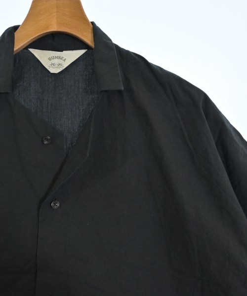 SUNSEA（サンシー）カジュアルシャツ 黒 サイズ:1(S位) メンズ/2200642263308