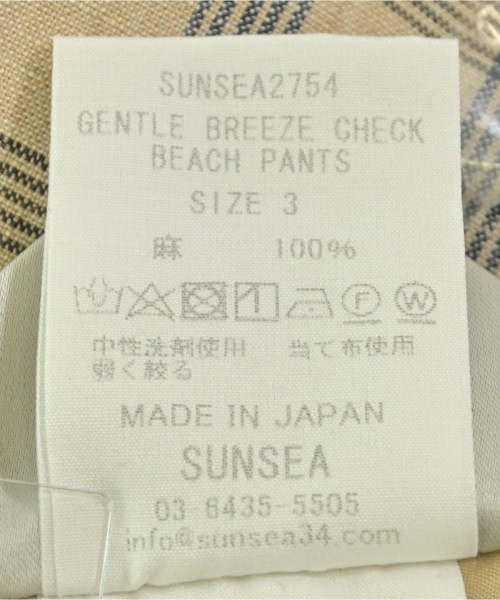 SUNSEA（サンシー）その他 ベージュ サイズ:3(L位) メンズ/2200621074079