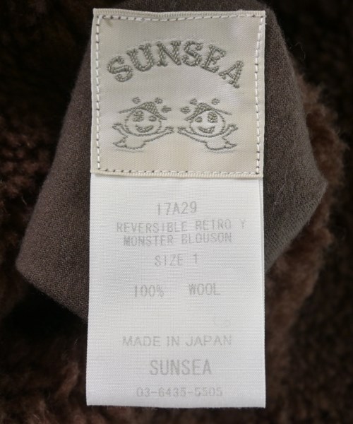 SUNSEA（サンシー）ブルゾン 茶 サイズ:1(S位) メンズ/2200619564094
