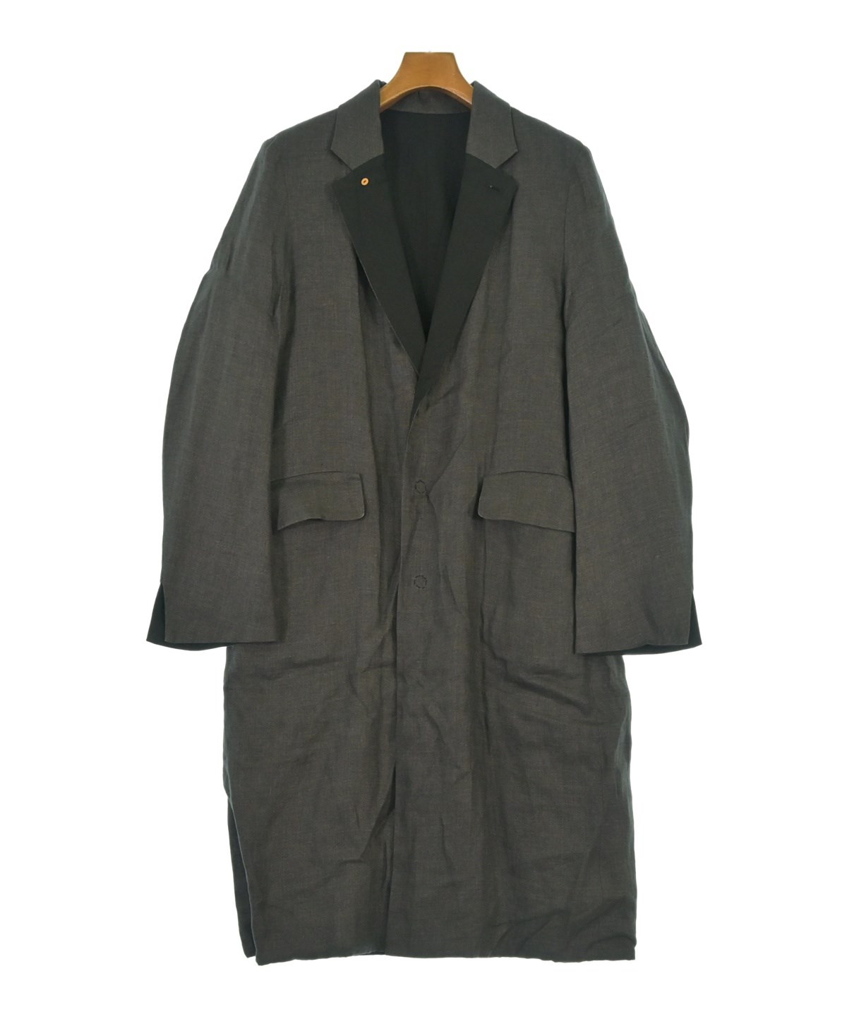 sunsea チェスターコート SUNSEA（サンシー）チェスターコート グレー サイズ:2(M位) メンズ