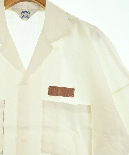 SUNSEA（サンシー）カジュアルシャツ 白 サイズ:3(L位) メンズ/2200620870054