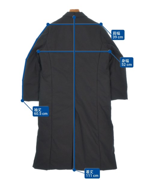 SUNSEA（サンシー）ダウンコート 黒 サイズ:1(S位) メンズ/2200666945013