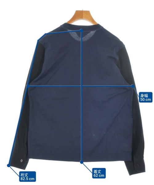 SUNSEA（サンシー）Tシャツ・カットソー 紺 サイズ:1(S位) メンズ/2200671958145