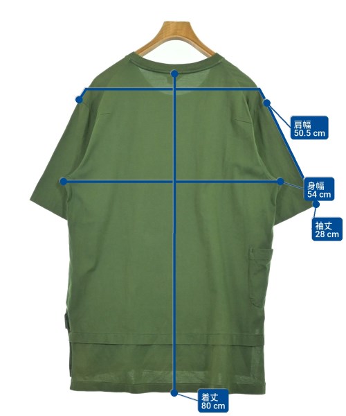 SUNSEA（サンシー）Tシャツ・カットソー 緑 サイズ:2(M位) メンズ/2200701510084