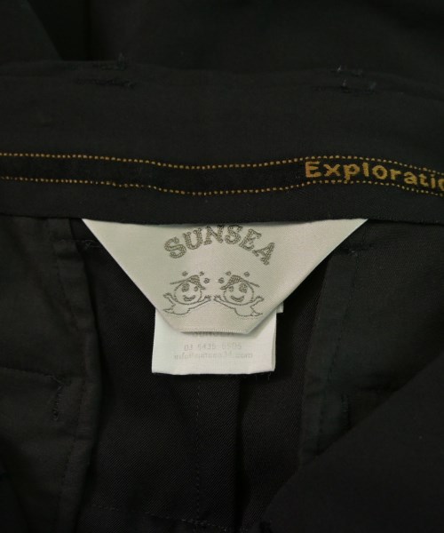 SUNSEA（サンシー）クロップドパンツ 黒 サイズ:1(S位) メンズ/2200655673026
