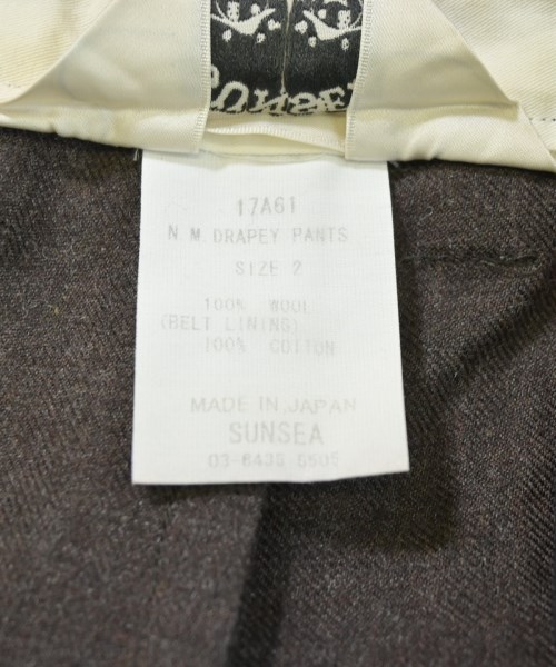 SUNSEA（サンシー）その他 茶 サイズ:2(M位) メンズ/2200707269276