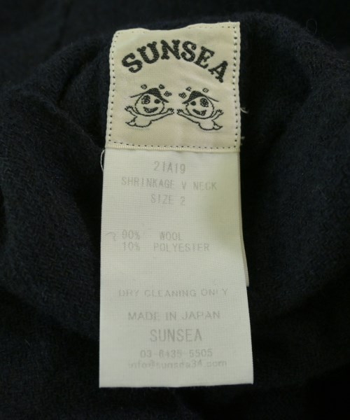 SUNSEA（サンシー）ニット・セーター 黒 サイズ:2(M位) メンズ/2200714667201