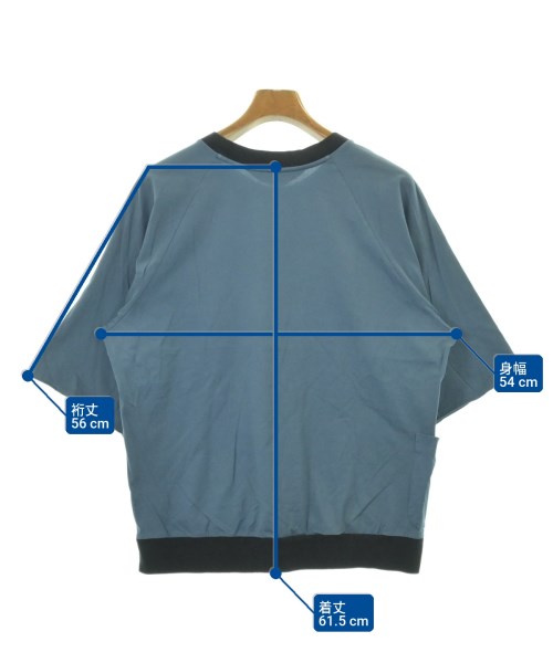 SUNSEA（サンシー）Tシャツ・カットソー 青 サイズ:3(L位) メンズ/2200713525021