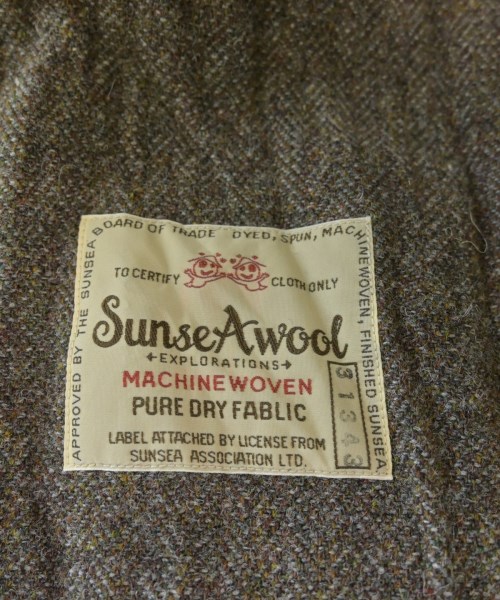 SUNSEA（サンシー）カジュアルジャケット 茶 サイズ:3(L位) メンズ/2200645164015