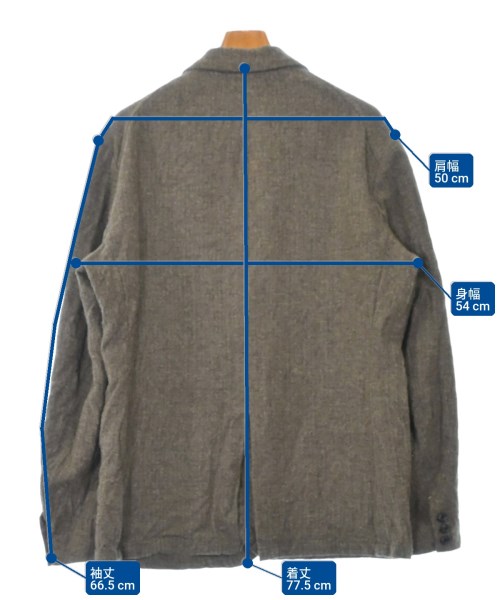 SUNSEA（サンシー）カジュアルジャケット 茶 サイズ:3(L位) メンズ/2200645164015