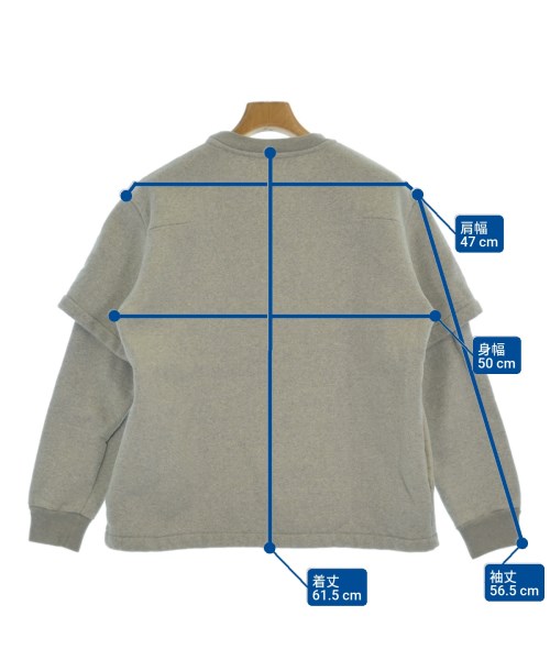 SUNSEA（サンシー）スウェット グレー サイズ:2(M位) メンズ/2200640897031