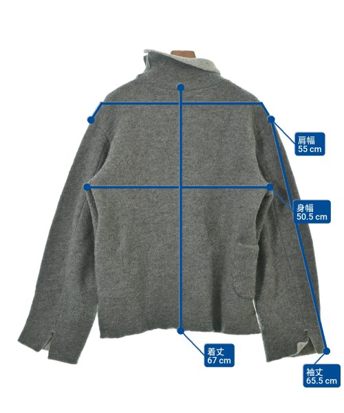 SUNSEA（サンシー）ニット・セーター グレー サイズ:2(M位) メンズ/2200654553015