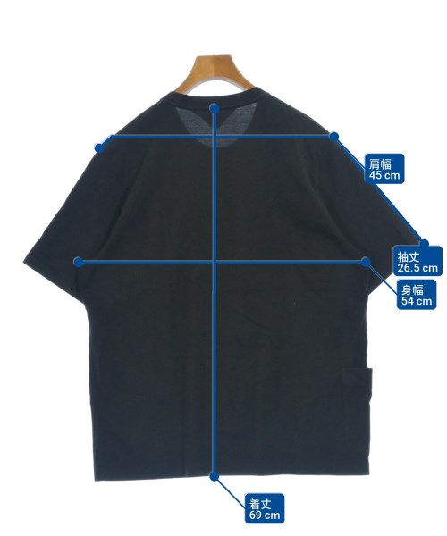 SUNSEA（サンシー）Tシャツ・カットソー 黒 サイズ:3(L位) メンズ/2200704410060