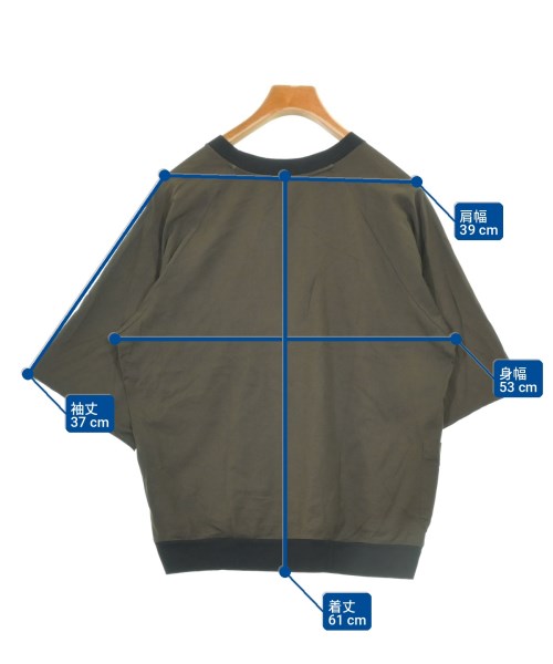 SUNSEA（サンシー）Tシャツ・カットソー カーキ サイズ:3(L位) メンズ/2200726134036
