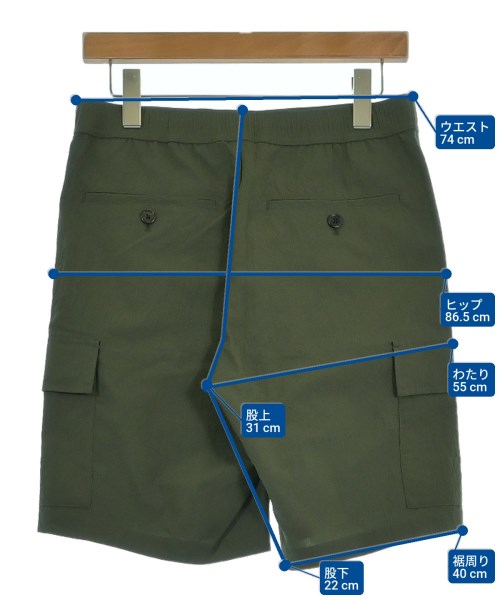 Theory（セオリー）ショートパンツ カーキ サイズ:28(S位) メンズ/2200640207021