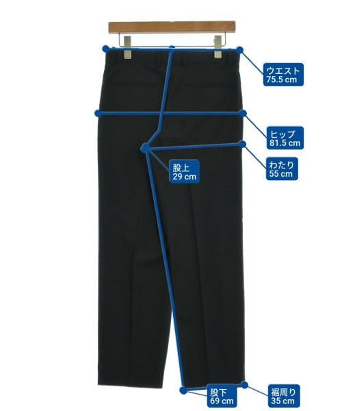 Theory（セオリー）スラックス 黒 サイズ:28(S位) メンズ/2200640207045