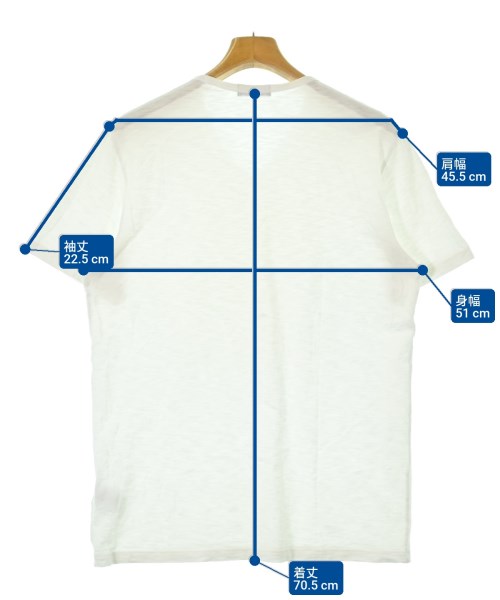 Theory（セオリー）Tシャツ・カットソー 白 サイズ:M メンズ/2200630682142