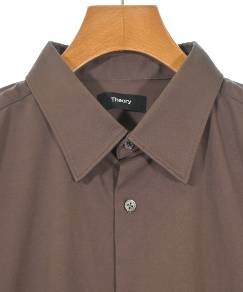 Theory（セオリー）カジュアルシャツ 茶 サイズ:L メンズ/2200633498306