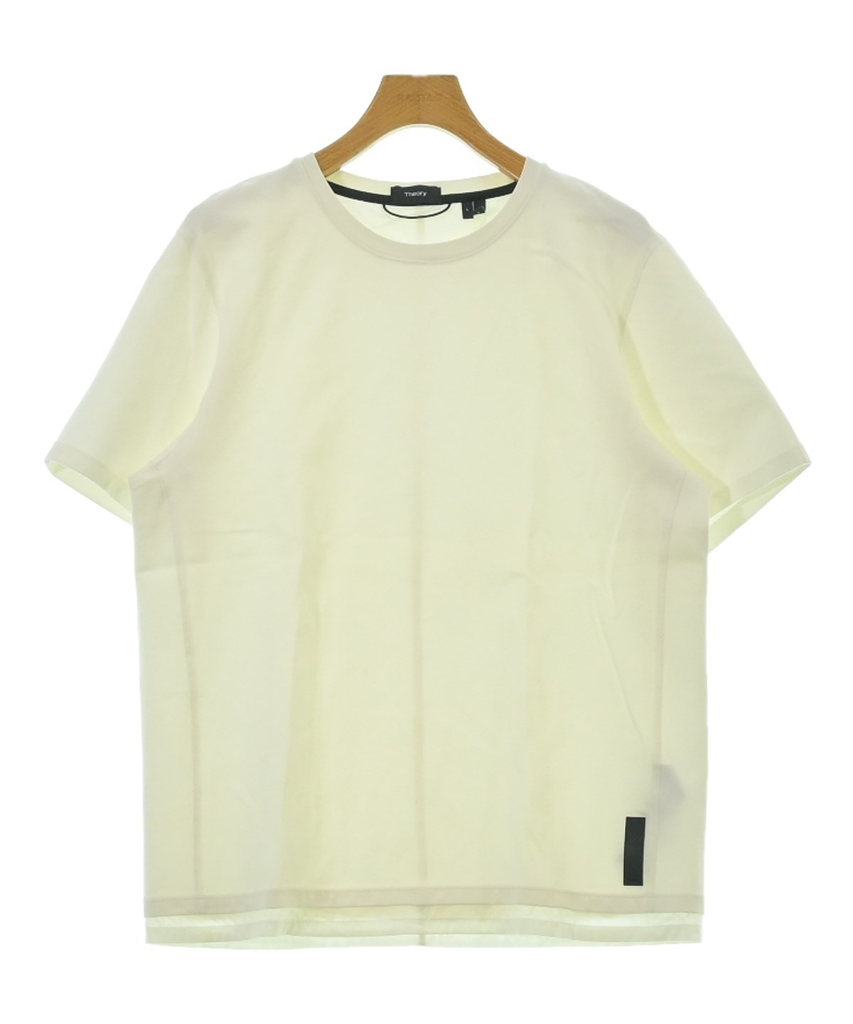 theory◆Tシャツ/M/レーヨン/BLK theory】Tシャツ ブラック M - メルカリ