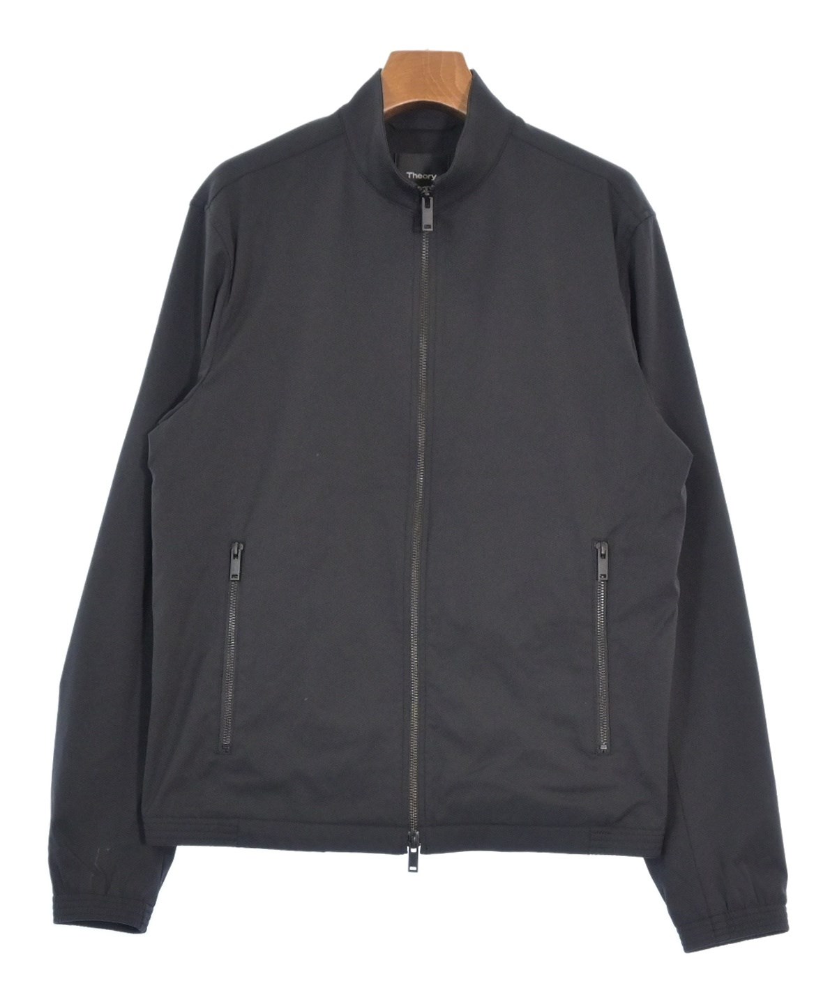 セオリー ロングジレ アドミラルクレープ ダブル 黒 2 近年モデル Theory(セオリー) ADMIRAL CREPE WIDE PULL ON L - YAMAROKU